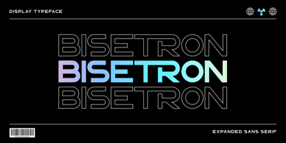 Bisetron Font Poster 1