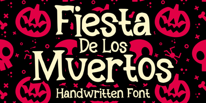 Fiesta De Los Muertos Font Poster 1