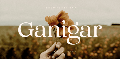 Ganigar Style Font Poster 1
