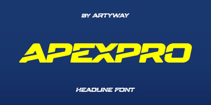 Apex Pro Font Poster 1