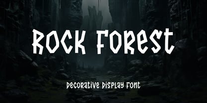 Rock Forest Fuente Póster 1