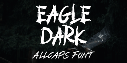 Eagle Dark Font Poster 1