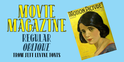 Movie Magazine JNL Font Poster 1