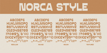 Norca Font Poster 2