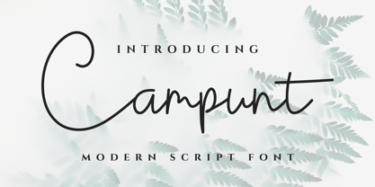 Campunt Font Poster 1