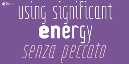 Steno Pro Font Poster 3