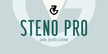 Steno Pro Font Poster 7