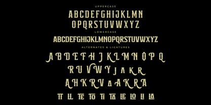 Alinore Font Poster 7