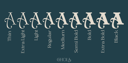 Ghola Font Poster 8
