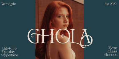 Ghola Font Poster 1