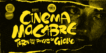 Cinema Macabre Font Poster 1
