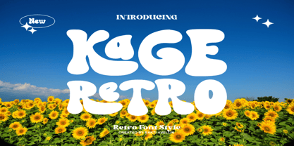 Kage Retro Font Poster 1