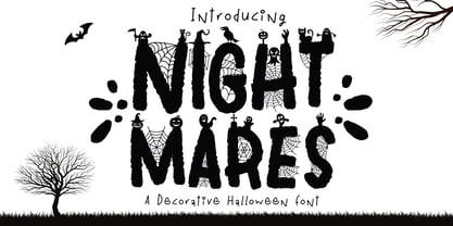 Night Mares Font Poster 1