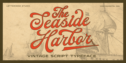 Seaside Harbor Font Poster 1