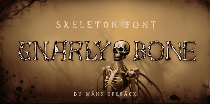 Gnarly Font Poster 2