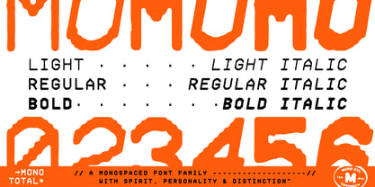 Mono Total Font Poster 5