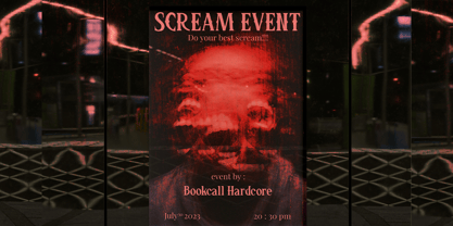 Matteo scary Font Poster 12
