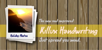 Killux Handwriting Font Poster 4