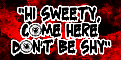 Horror Eyes Font Poster 3