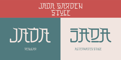 Jada Garden Font Poster 10