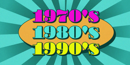 Retroteen Font Poster 2