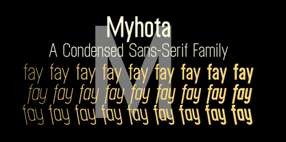 Myhota Font Poster 2