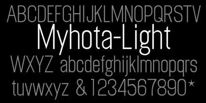 Myhota Font Poster 8