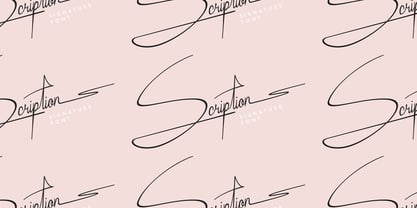 Scriptior Font Poster 1