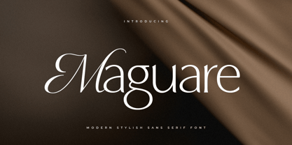 Maguare Style Font Poster 1
