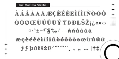 Fox Maximo Font Poster 10