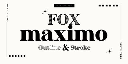 Fox Maximo Font Poster 1