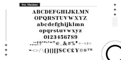 Fox Maximo Font Poster 7