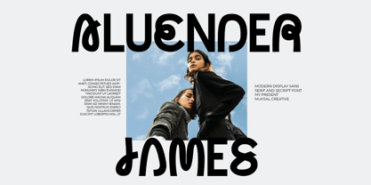 Aluender James Font Poster 1