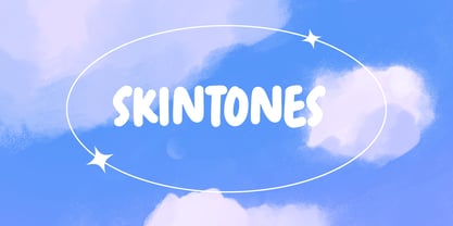 Skintones Font Poster 12