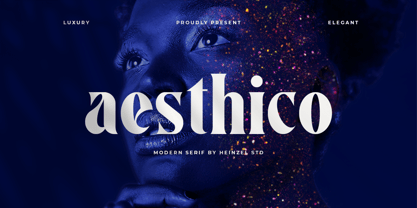 Aesthico Font Poster 1