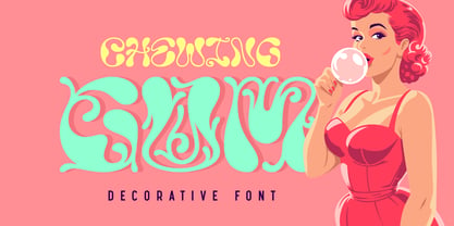 Chewing Gum Font Poster 1