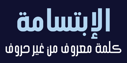 HS Alhandasi Font Poster 3