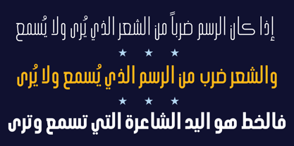 HS Alhandasi Font Poster 1