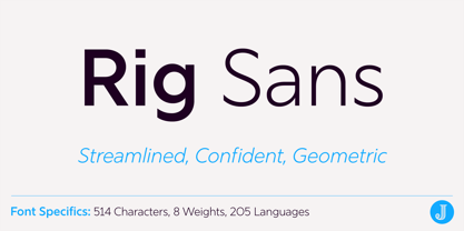 Rig Sans Font Poster 1