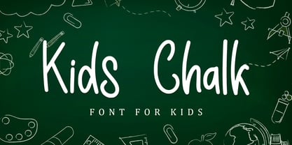 Kids Chalk Font Poster 1