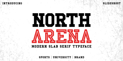 North Arena Font Poster 1