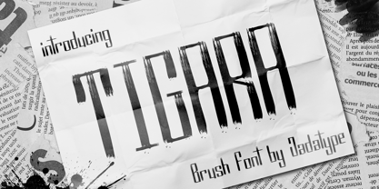 Tigara Font Poster 1