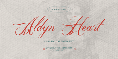 Aldyn Heart Font Poster 1