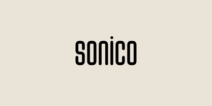 Sonico Font Poster 1