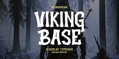 MC Viking Base Font Poster 1