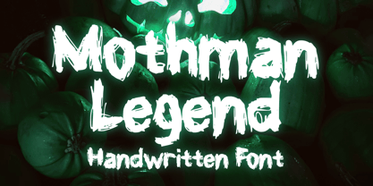 Mothman Legend Font Poster 1