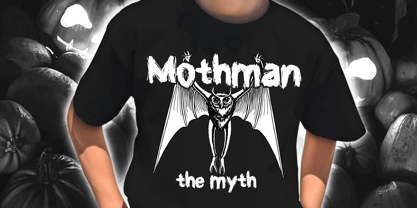 Mothman Legend Fuente Póster 3