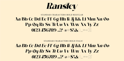 Ransley Font Poster 9
