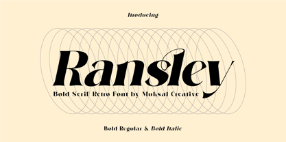 Ransley Font Poster 1