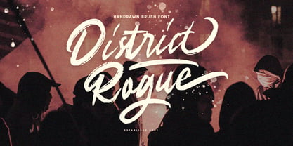 District Rogue Font Poster 1